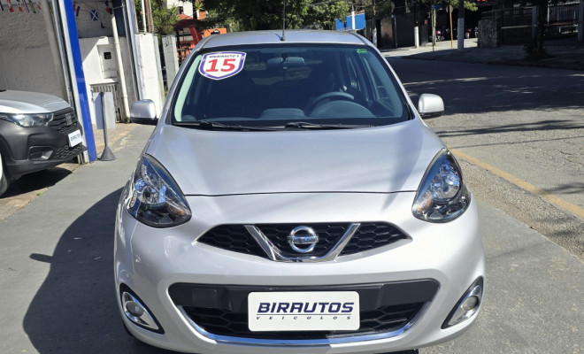 Nissan March SL 1.6 Manual 2015 | Completo | Econômico | Guarujá-0