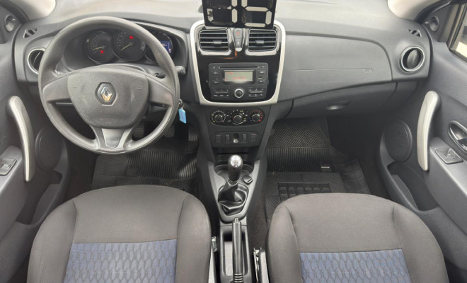 Sandero Expression 1.0 2015 – Baixa KM e Super Conservado!-6