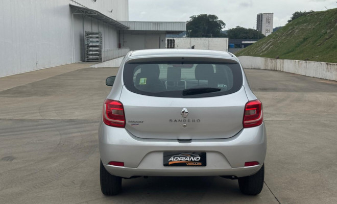 Sandero Expression 1.0 2015 – Baixa KM e Super Conservado!-0