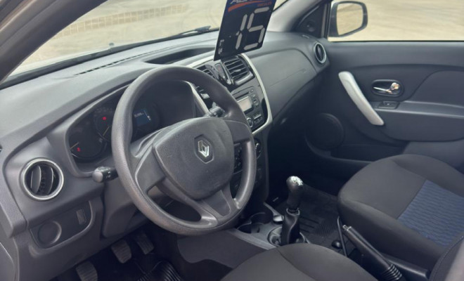 Sandero Expression 1.0 2015 – Baixa KM e Super Conservado!-7