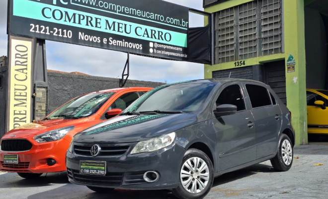 VW - VolksWagen Gol (novo) 1.0 Mi Total Flex 8V 4p 2010 Flex