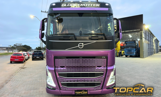 VOLVO FH-460 GLOBETROTTER 6X2 Euro 6 + Carreta GUERRA 4 Eixo - ANO 2024 - GRANELEIRA-1