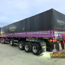 VOLVO FH-460 GLOBETROTTER 6X2 Euro 6 + Carreta GUERRA 4 Eixo - ANO 2024 - GRANELEIRA-9