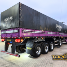 VOLVO FH-460 GLOBETROTTER 6X2 Euro 6 + Carreta GUERRA 4 Eixo - ANO 2024 - GRANELEIRA-7