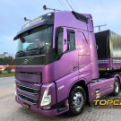 VOLVO FH-460 GLOBETROTTER 6X2 Euro 6 + Carreta GUERRA 4 Eixo - ANO 2024 - GRANELEIRA-3