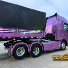 VOLVO FH-460 GLOBETROTTER 6X2 Euro 6 + Carreta GUERRA 4 Eixo - ANO 2024 - GRANELEIRA-4