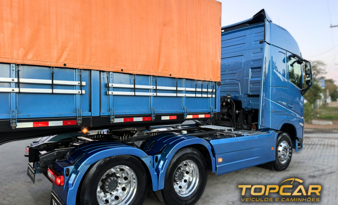 VOLVO FH-460 GLOBETROTTER 6X2 EURO 6 ANO 2024 + CARRETA GUERRA 4 EIXO - 2025 GRANELEIRA-2