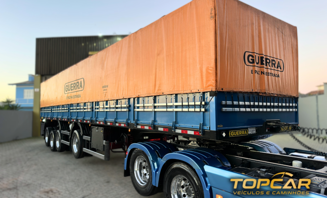 VOLVO FH-460 GLOBETROTTER 6X2 EURO 6 ANO 2024 + CARRETA GUERRA 4 EIXO - 2025 GRANELEIRA-5