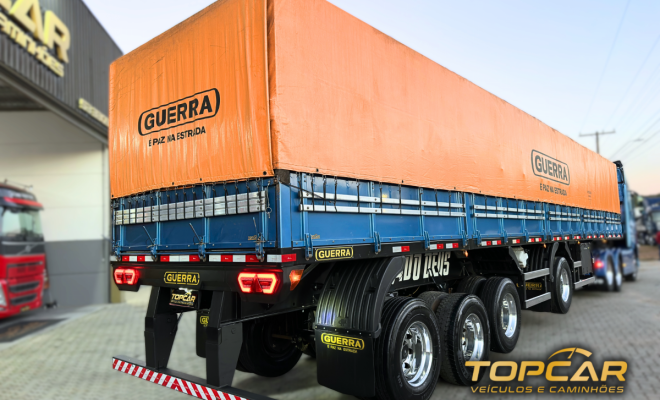 VOLVO FH-460 GLOBETROTTER 6X2 EURO 6 ANO 2024 + CARRETA GUERRA 4 EIXO - 2025 GRANELEIRA-7