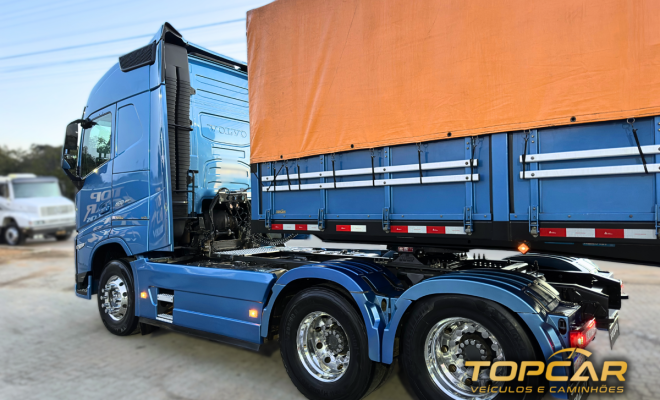 VOLVO FH-460 GLOBETROTTER 6X2 EURO 6 ANO 2024 + CARRETA GUERRA 4 EIXO - 2025 GRANELEIRA-3