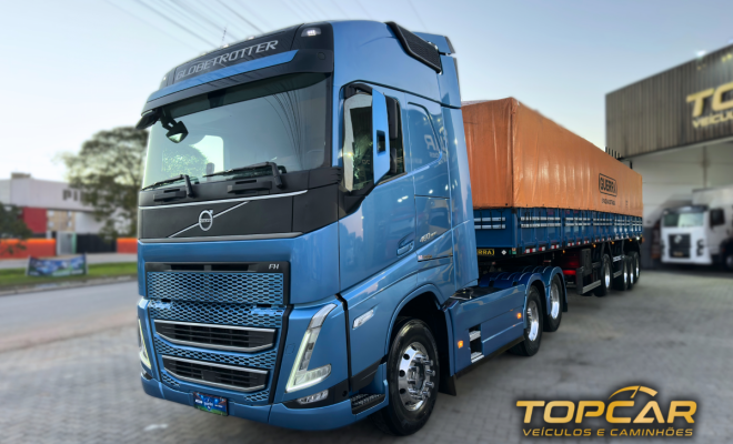 VOLVO FH-460 GLOBETROTTER 6X2 EURO 6 ANO 2024 + CARRETA GUERRA 4 EIXO - 2025 GRANELEIRA-1