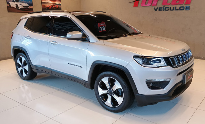 Jeep COMPASS LONGITUDE 2.0 4x2 Flex 16V Aut. 2018 Flex C/TETO SOLAR-0
