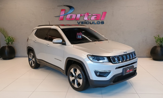 Jeep COMPASS LONGITUDE 2.0 4x2 Flex 16V Aut. 2018 Flex C/TETO SOLAR