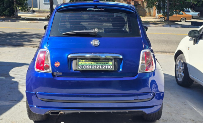 Fiat 500 LOUNGE 1.4 16V 100cv Dualogic 2010 Gasolina-3