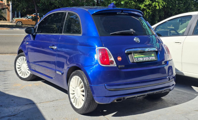 Fiat 500 LOUNGE 1.4 16V 100cv Dualogic 2010 Gasolina-2