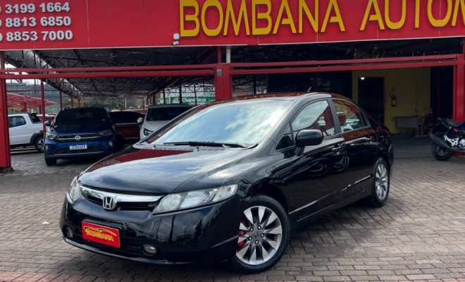 Honda Civic Sedan LXS 1.8/1.8 Flex 16V Mec. 4p 2007 Gasolina