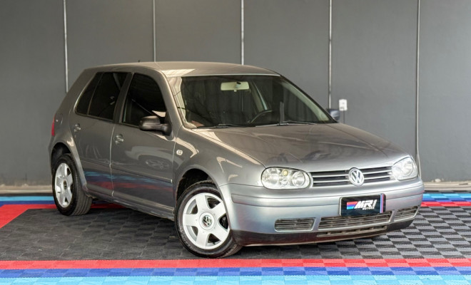 VW - VolksWagen Golf 1.6Mi/ 1.6Mi Gener./Black & Silver 2003 Gasolina