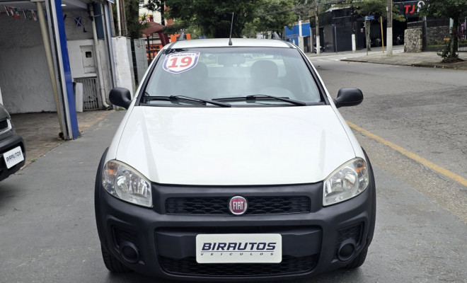 Fiat Strada Hard Work 1.4 2019 | Ar-Condicionado | Direção Hidráulica | Guarujá-0