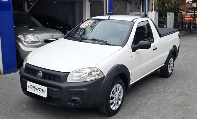 Fiat Strada Hard Work 1.4 2019 | Ar-Condicionado | Direção Hidráulica | Guarujá-1