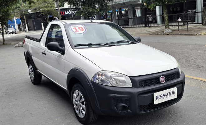 Fiat Strada Hard Work 1.4 2019 | Ar-Condicionado | Direção Hidráulica | Guarujá