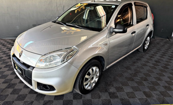 Renault SANDERO Authentique Hi-Flex 1.0 16V 5p 2013 Flex-0