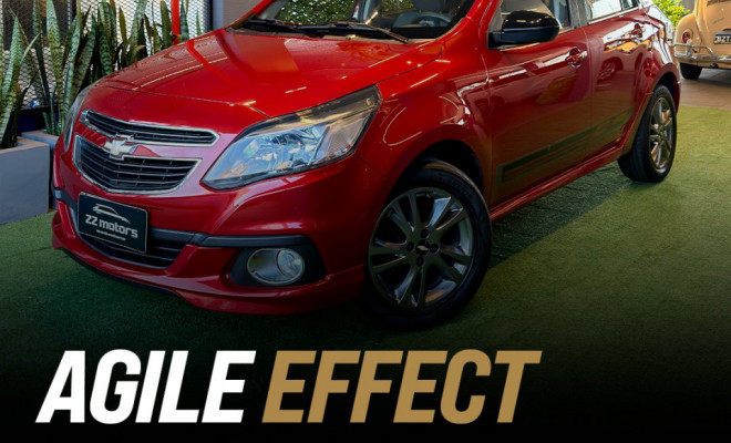 GM - Agile LTZ Effect.1.4 8V Autom. Flex 5p 2014