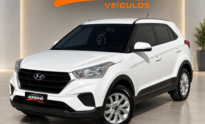 Creta Action 1.6 Aut. 2021 - Conforto e Estilo no Segmento dos SUVs!