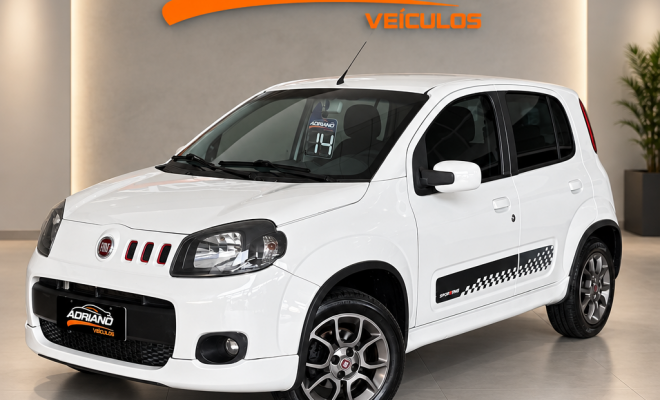 Uno Sporting 1.4 EVO 2014 - Esportivo, Completo e com Visual Marcante!