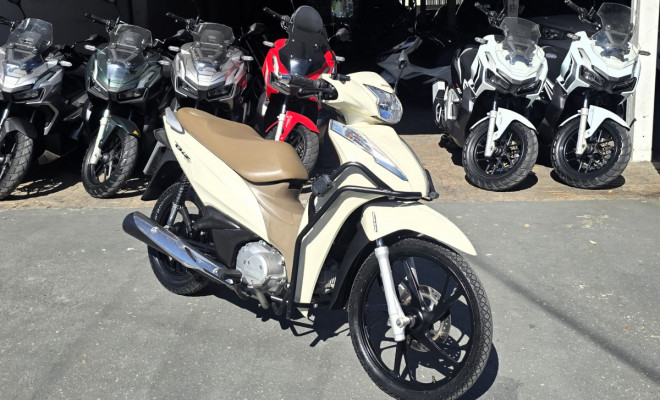 Honda Biz 125 2021 Branca | Injeção Eletrônica | Partida Elétrica | Guarujá-0