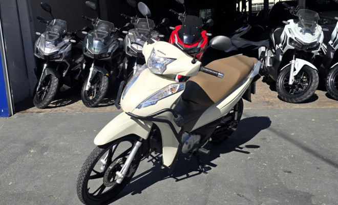 Honda Biz 125 2021 Branca | Injeção Eletrônica | Partida Elétrica | Guarujá-1