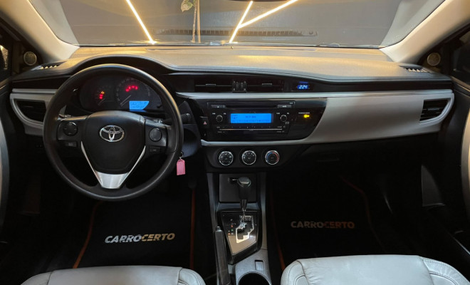 Toyota Corolla GLi 1.8   Aut. 2015 Flex  Bancos em couro  ÓTIMO EM CONFORTO-5