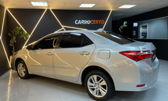 Toyota Corolla GLi 1.8   Aut. 2015 Flex  Bancos em couro  ÓTIMO EM CONFORTO-2