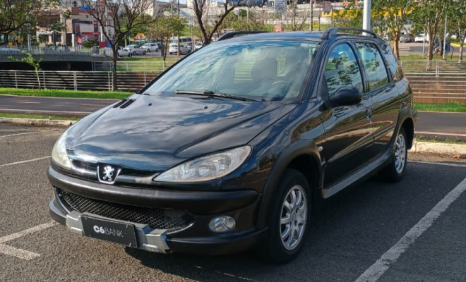 Peugeot 206 SW ESCAPADE 1.6 16V Flex 5p 2007 Flex