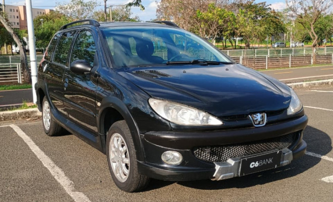 Peugeot 206 SW ESCAPADE 1.6 16V Flex 5p 2007 Flex-1