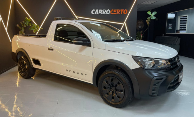 VW - VolksWagen Saveiro Robust 1.6   2025 Flex   Utilitaria PRONTA PRA RODAR-0