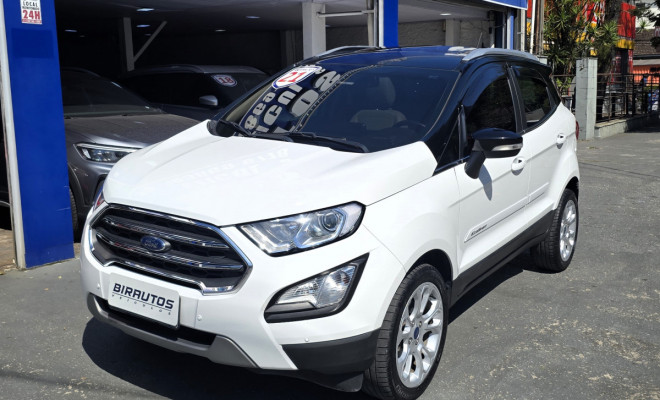Ford EcoSport Titanium 1.5 Automática 2021 | Teto Solar | Couro | Guarujá-1