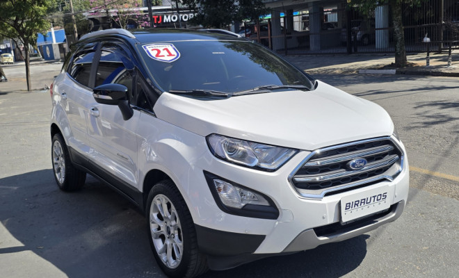 Ford EcoSport Titanium 1.5 Automática 2021 | Teto Solar | Couro | Guarujá