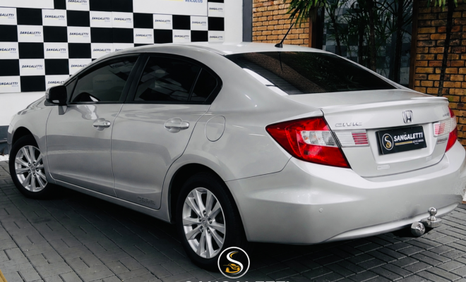 Honda Civic Sedan LXS 1.8/1.8 Flex 16V Mec. 4p 2014 Flex-2