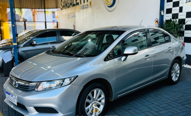Honda Civic Sedan LXS 1.8/1.8 Flex 16V Mec. 4p 2014 Flex-1