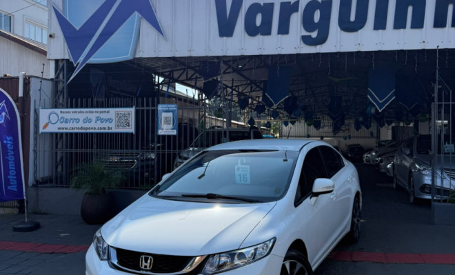 Honda Civic Sedan LXR 2.0 Flexone 16V Aut. 4p 2016 Flex-0