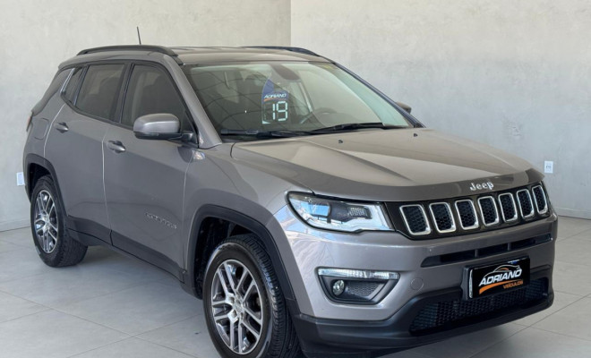 Compass Sport 2.0 Aut. 2019 - Completíssima, Confortável e com Baixa Quilometragem!-13