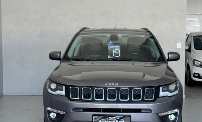Compass Sport 2.0 Aut. 2019 - Completíssima, Confortável e com Baixa Quilometragem!-0