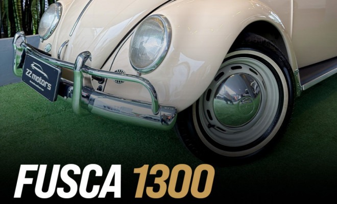 VW - Fusca 1300 1969 PLACA PRETA