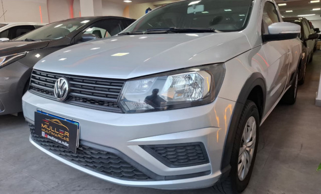 VW - VolksWagen Saveiro Trendline 1.6 T.Flex 8V 2021 Flex-1