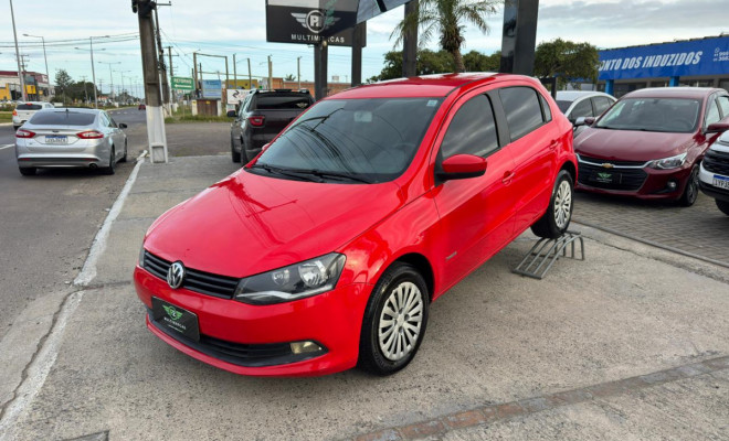 VW - VolksWagen Gol (novo) 1.0 Mi Total Flex 8V 4p 2014 Flex-0