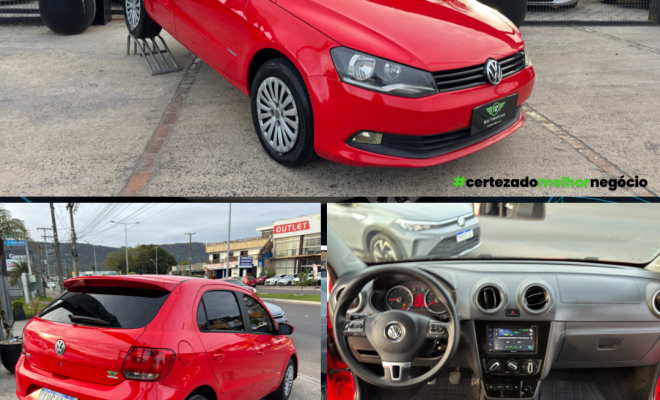 VW - VolksWagen Gol (novo) 1.0 Mi Total Flex 8V 4p 2014 Flex