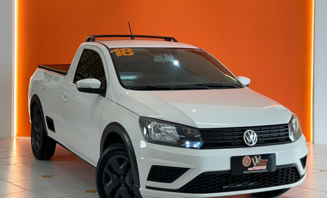 VW - VolksWagen Saveiro Trendline 1.6 T.Flex 8V 2018 Flex