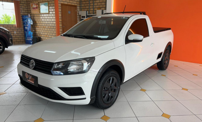 VW - VolksWagen Saveiro Trendline 1.6 T.Flex 8V 2018 Flex-0