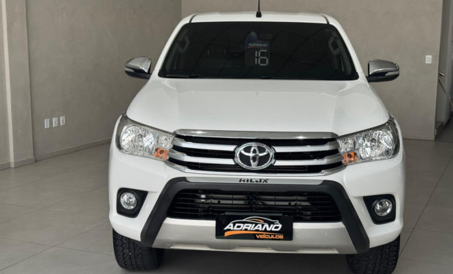 Hilux SRV 4x4 2.8 Aut. 2016 Diesel - Completíssima, Robusta e com Baixa Quilometragem!-0