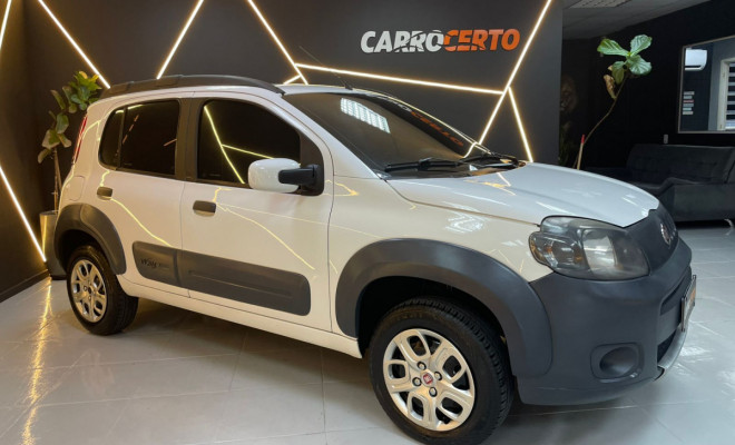 Fiat UNO WAY 1.0 EVO Fire 2013 Flex  Economia para o DIA A DIA-0